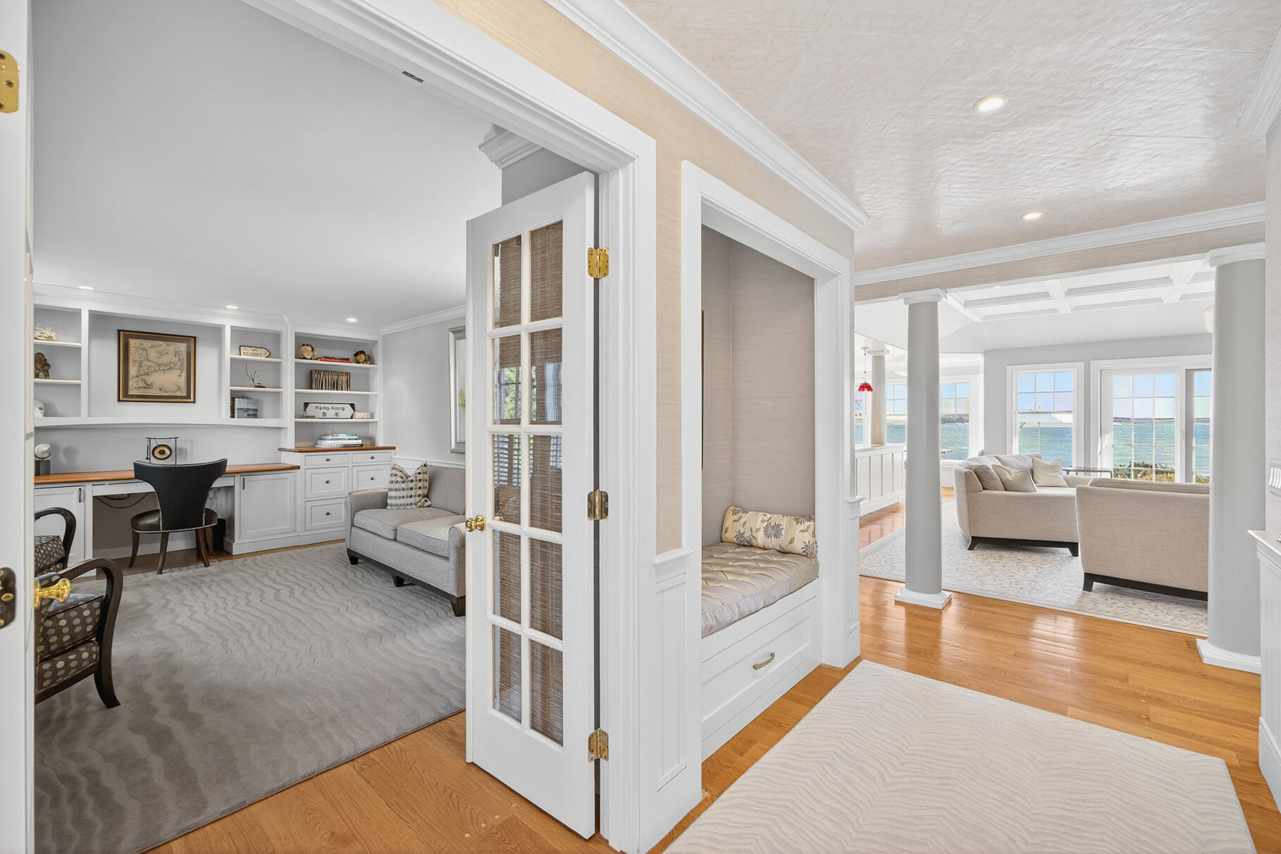 40 Point Road North Falmouth, MA 02556 - Photo 37 of 73 a living room with furniture and a large window