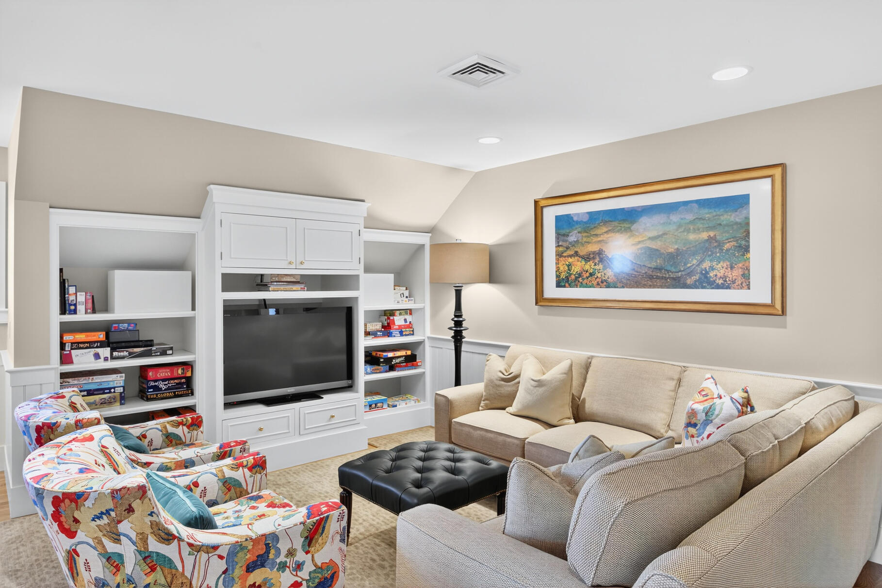 40 Point Road North Falmouth, MA 02556 - Photo 44 of 73 a living room with furniture and a flat screen tv