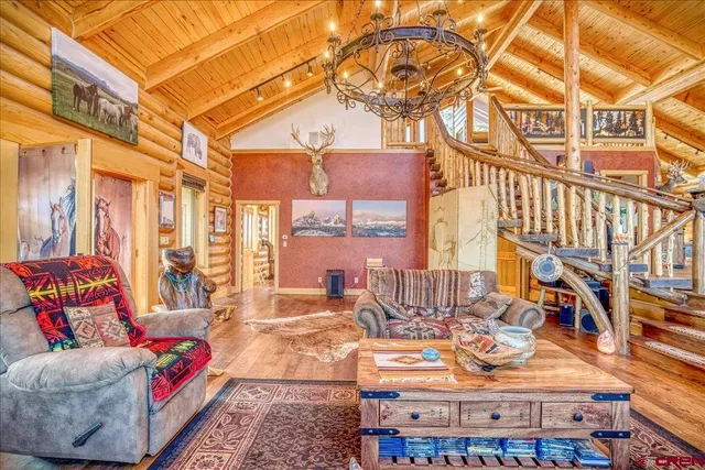 a building outdoor space with patio furniture