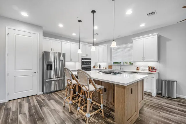 a living room with a window