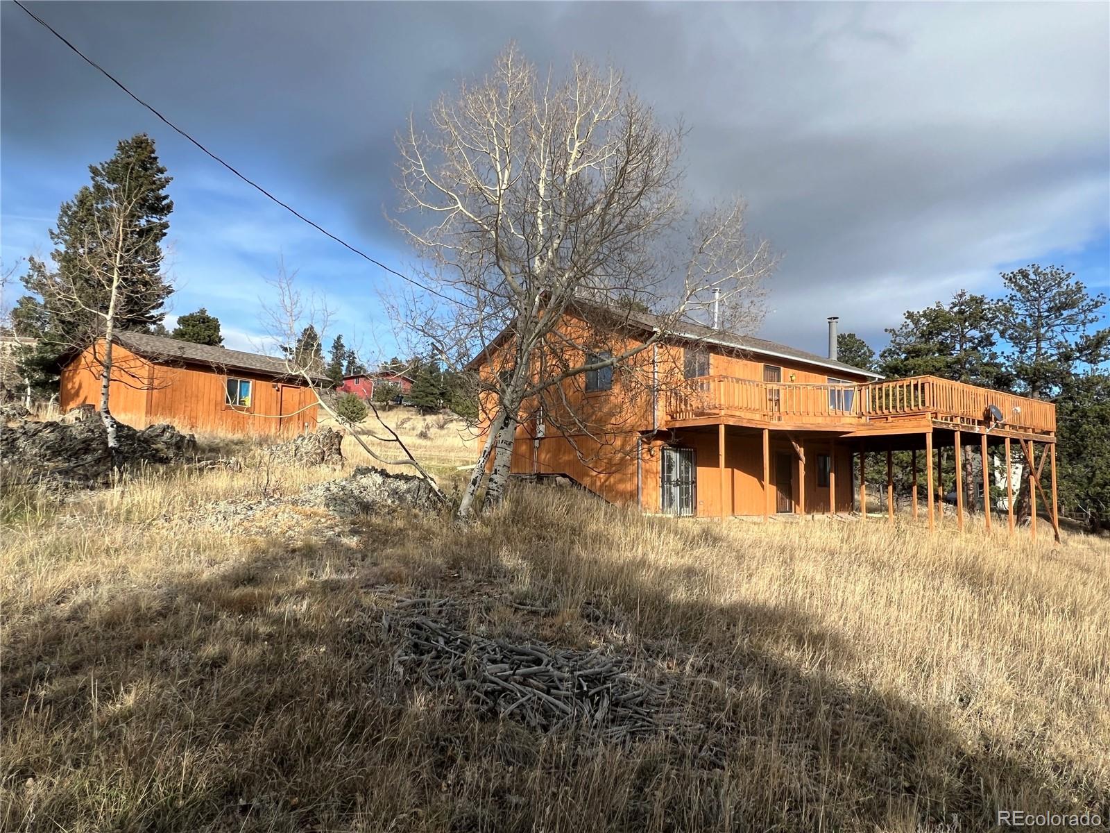 52 Deer Trail Drive Bailey, CO 80421 - Photo 3 of 40 a view of a house with a yard