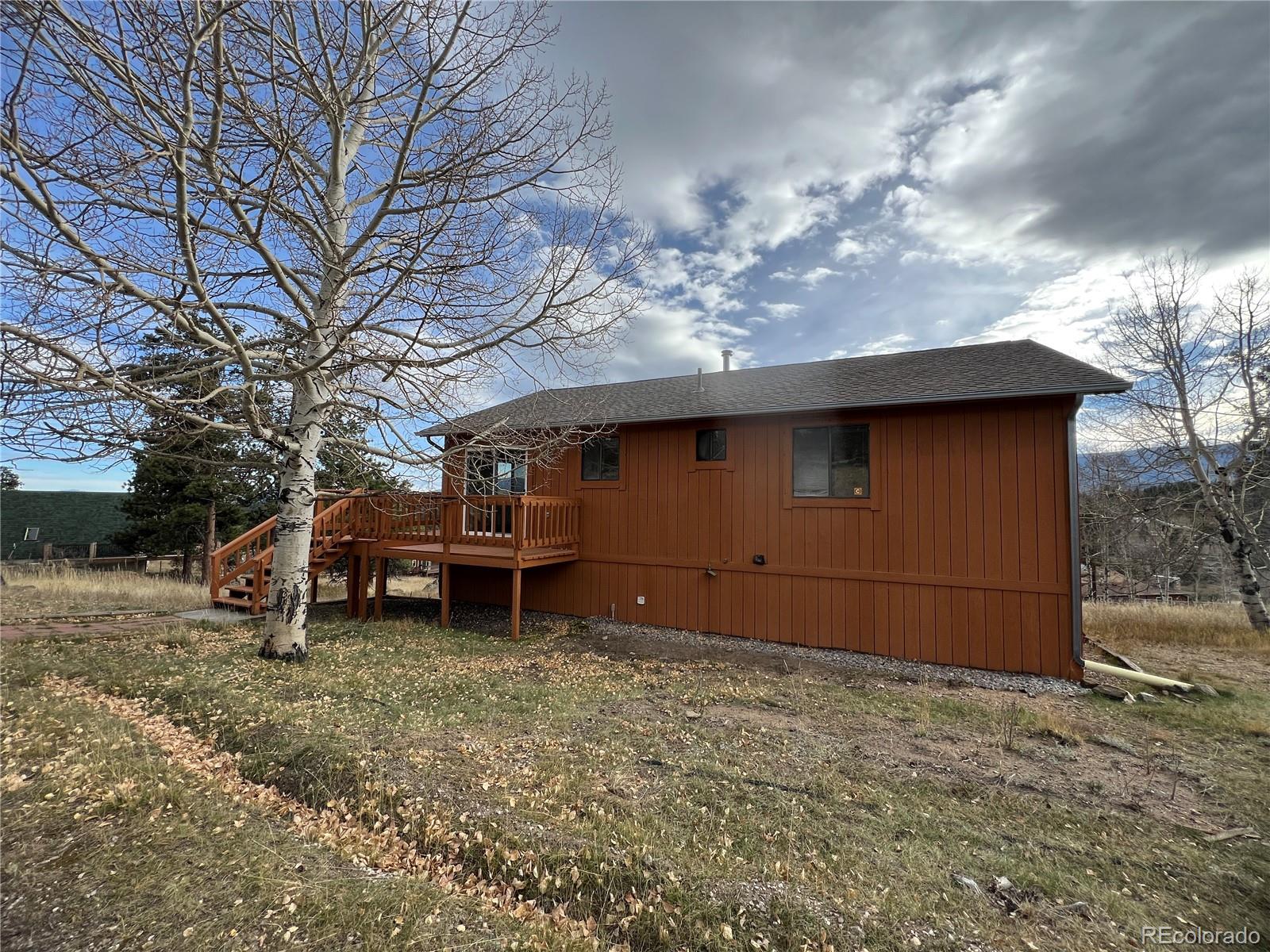 52 Deer Trail Drive Bailey, CO 80421 - Photo 35 of 40 a view of a backyard