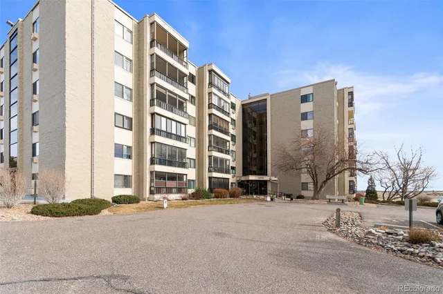 a front view of a building