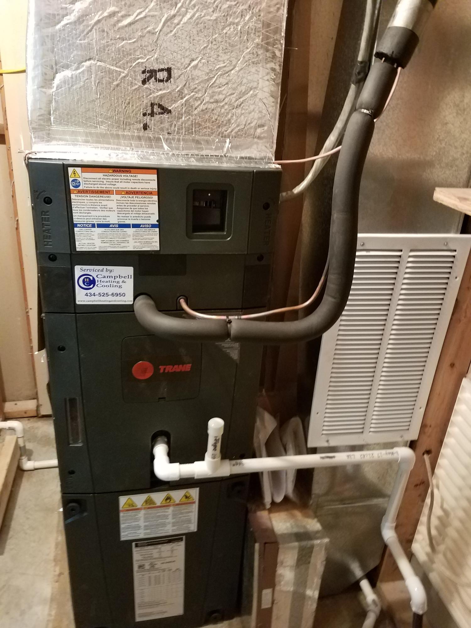 129 Thunder Ridge Road Huddleston, VA 24104 - Photo 10 of 72 New Trane Heat Pump
