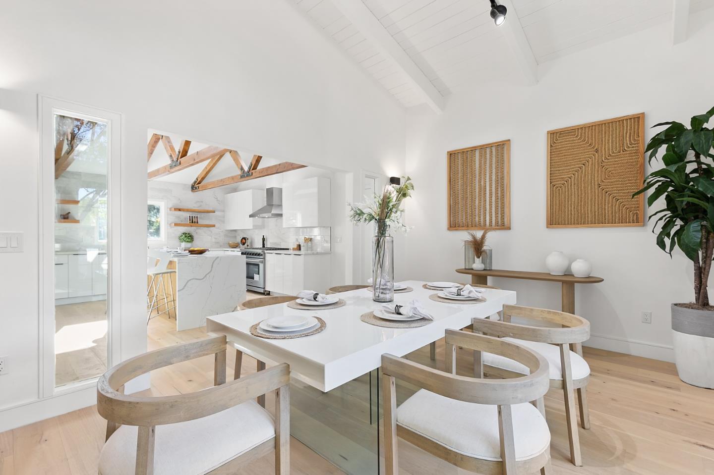 1265 Burrows Road Campbell, CA 95008 - Photo 15 of 42 a view of a dining room with furniture and wooden floor