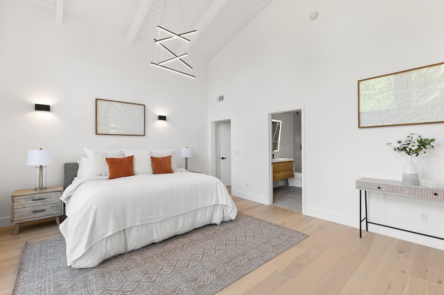 1265 Burrows Road Campbell, CA 95008 - Photo 18 of 42 a bedroom with a bed and a table