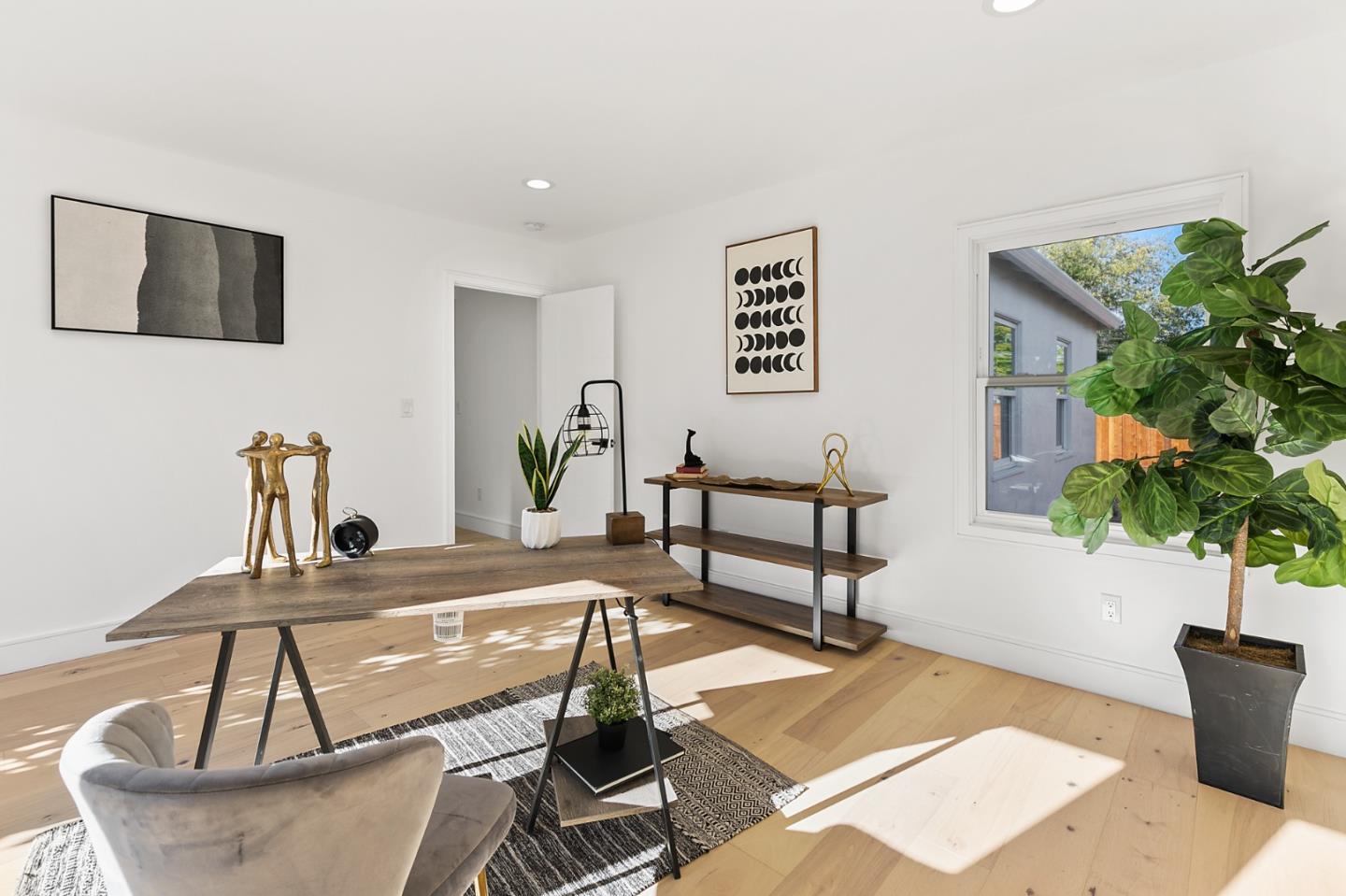 1265 Burrows Road Campbell, CA 95008 - Photo 24 of 42 a living room with furniture and a potted plant