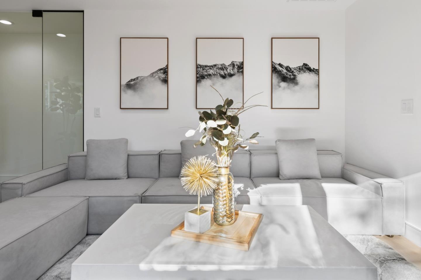 1265 Burrows Road Campbell, CA 95008 - Photo 4 of 42 a living room with furniture flowerpot and wall painting