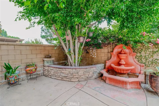 a view of balcony with flower plants