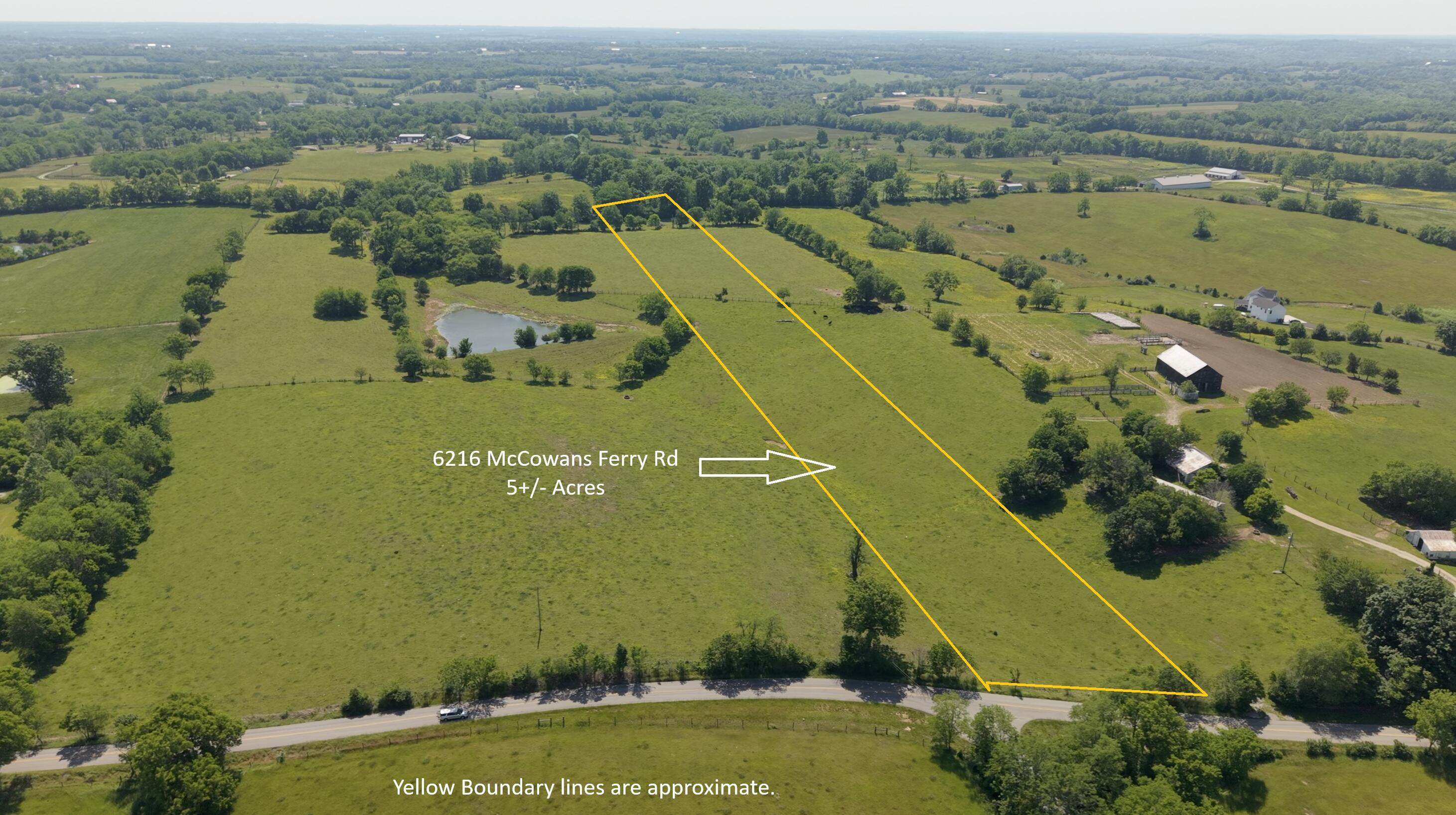 6216 McCowans Ferry Road Versailles, KY 40383 - Photo 2 of 3 Front Aerial of 6216 McCowans Ferry Road