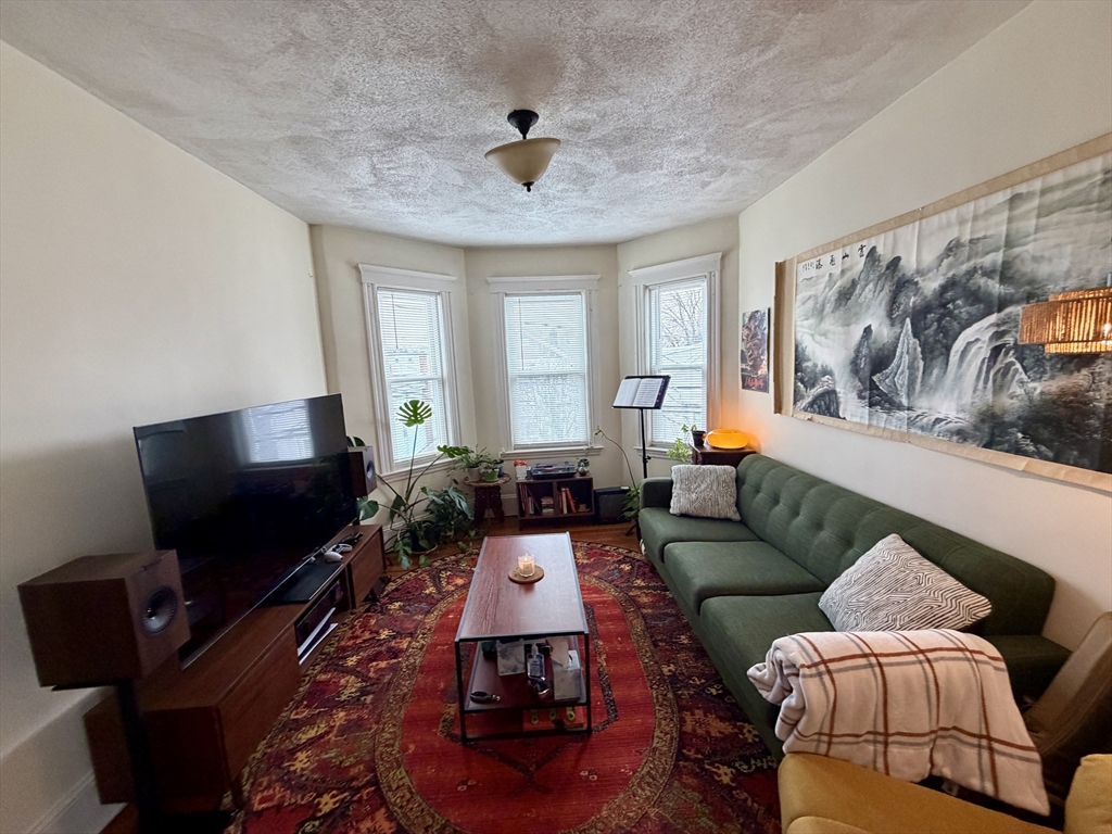 5 Partridge Avenue Somerville, MA 02145 - Photo 2 of 11 a living room with furniture and a flat screen tv