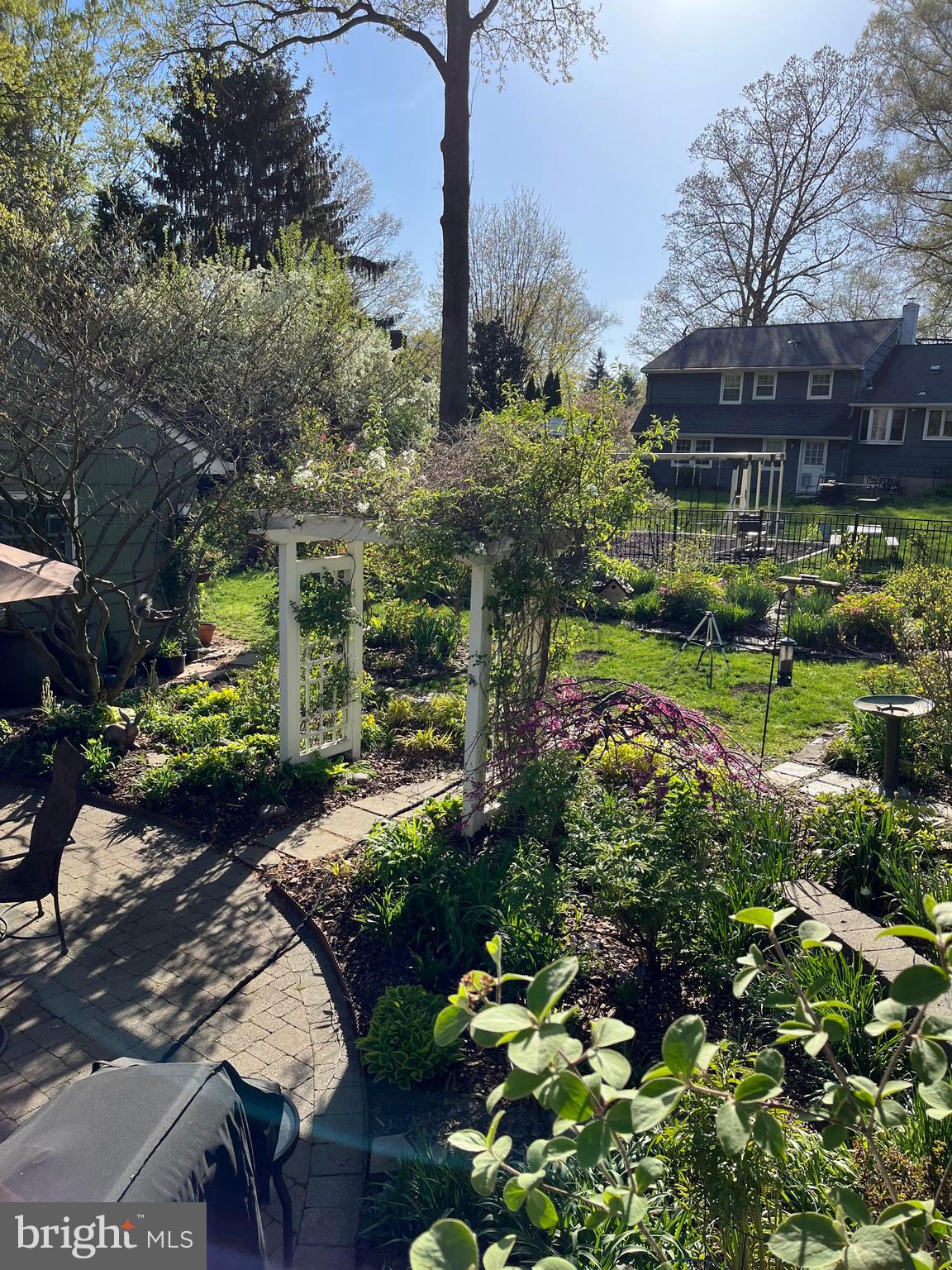 27 Farm Road Ewing, NJ 08638 - Photo 43 of 47 a view of a garden with sitting area