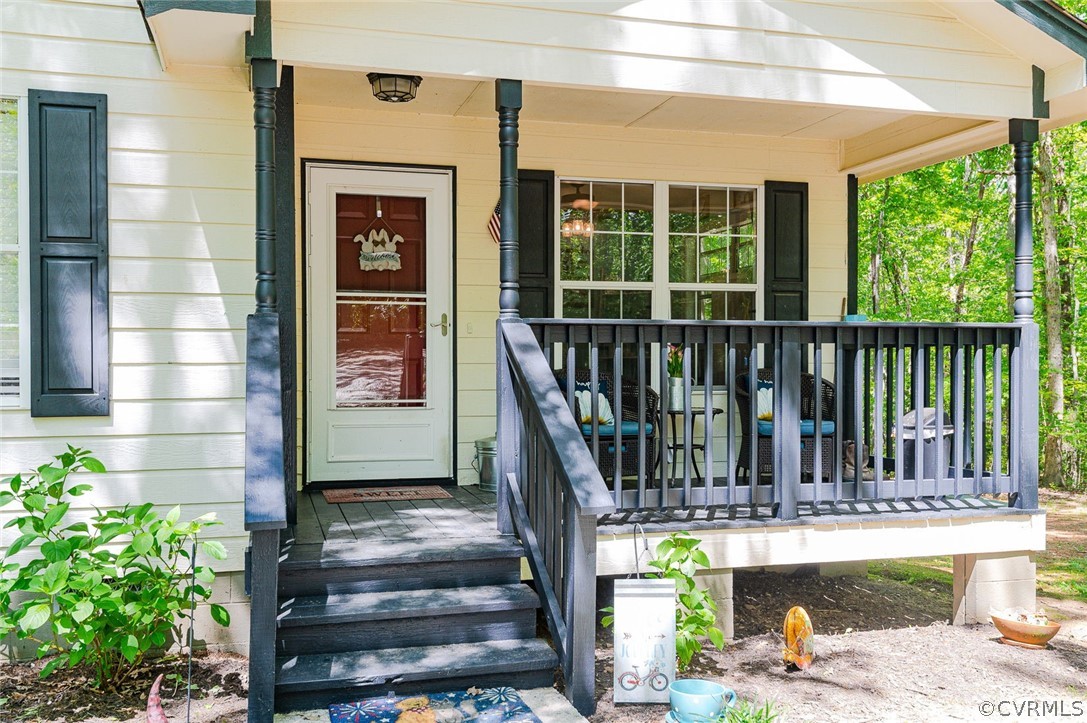 4255 Watson Road Sandy Hook, VA 23153 - Photo 3 of 27 a view of balcony with staircase