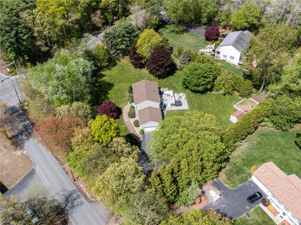 108 Wilbur Road Lincoln, RI 02865 - Photo 40 of 42 drone shot of home