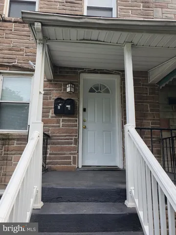 a view of front door of house