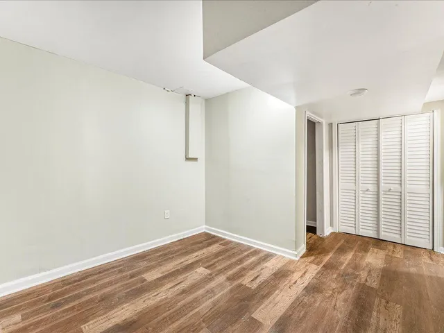 wooden floor in an empty room