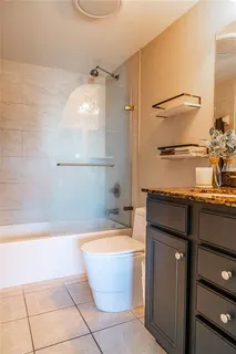 a view of a balcony with city view