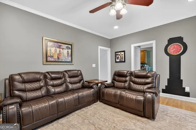 a view of a hallway with window