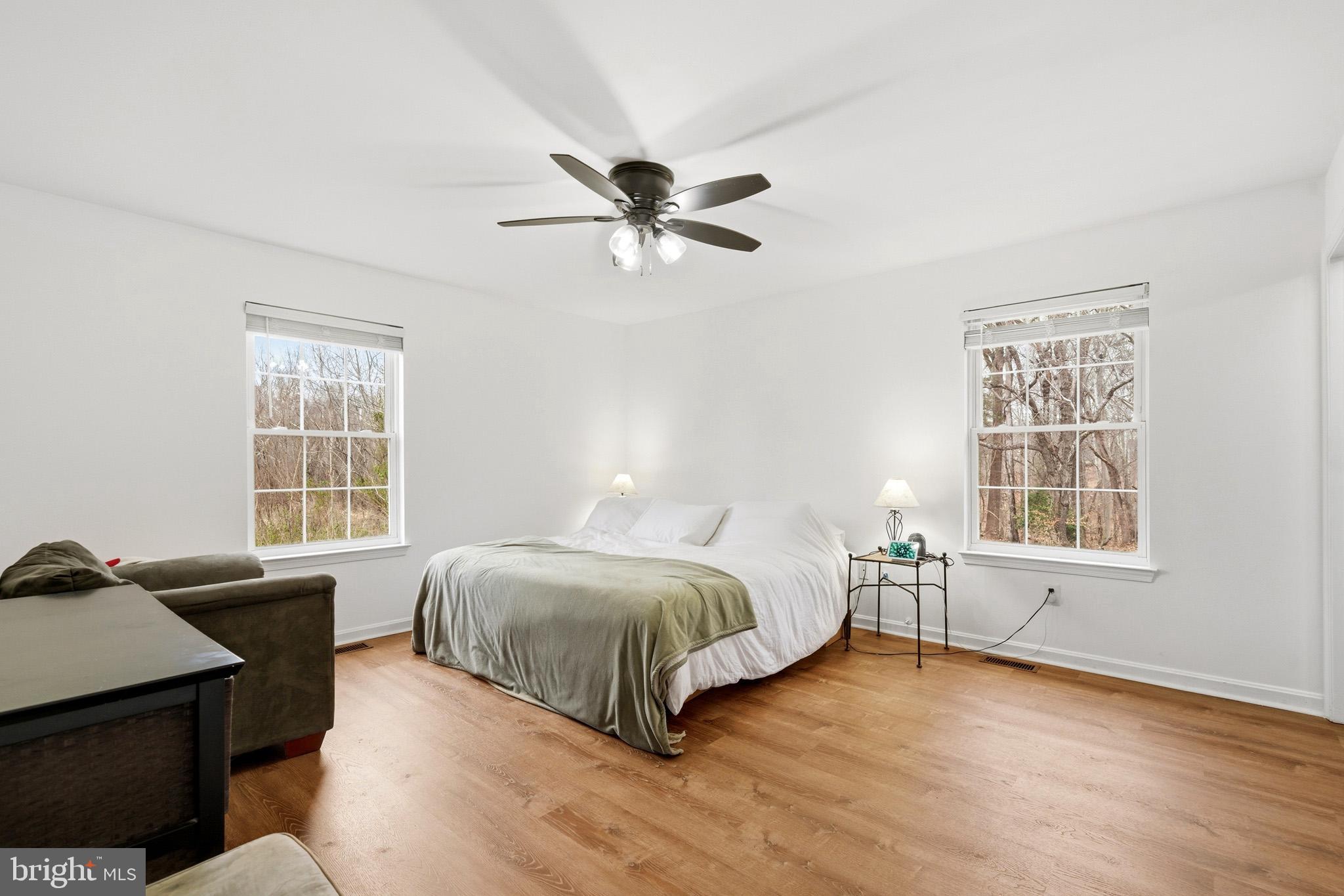 1970 Lowery Road Huntingtown, MD 20639 - Photo 23 of 46 Primary bedroom is large with great lighting.