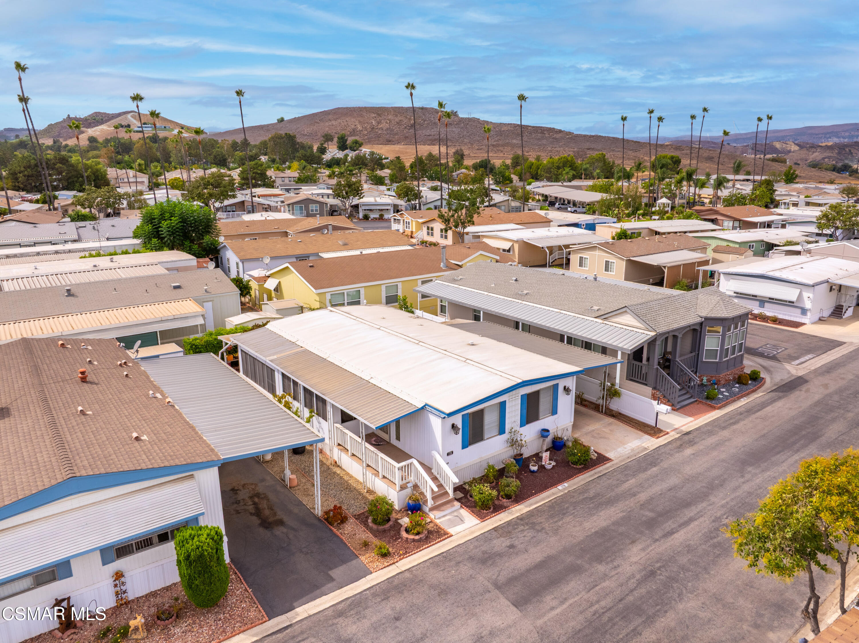 195 Tierra Rejada Road, Unit 178 Simi Valley, CA 93065 - Photo 29 of 49 an aerial view of a house with a big yard