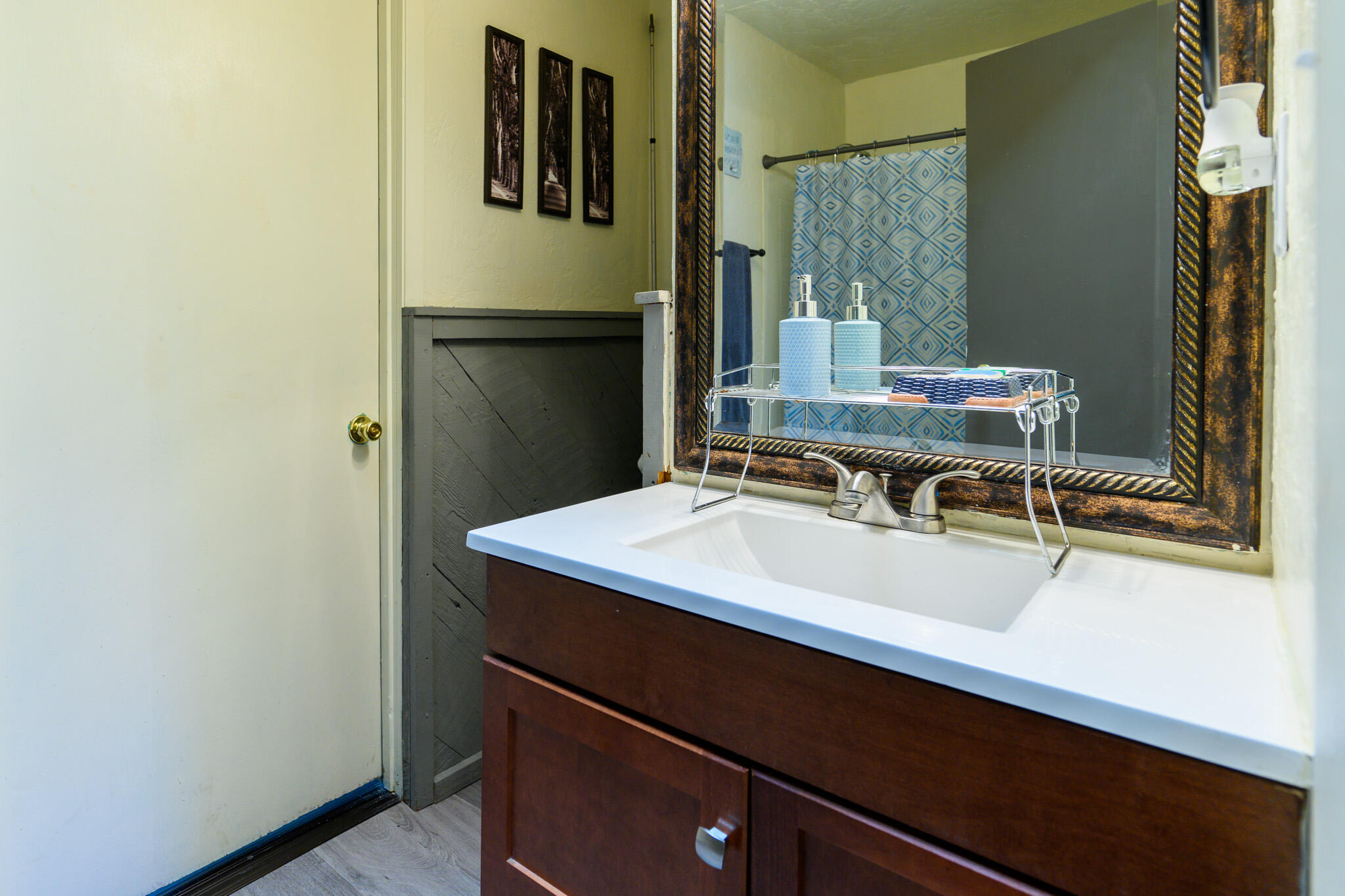 2951 Lewiston Road Lewiston, CA 96052 - Photo 17 of 27 a bathroom with a sink and a mirror