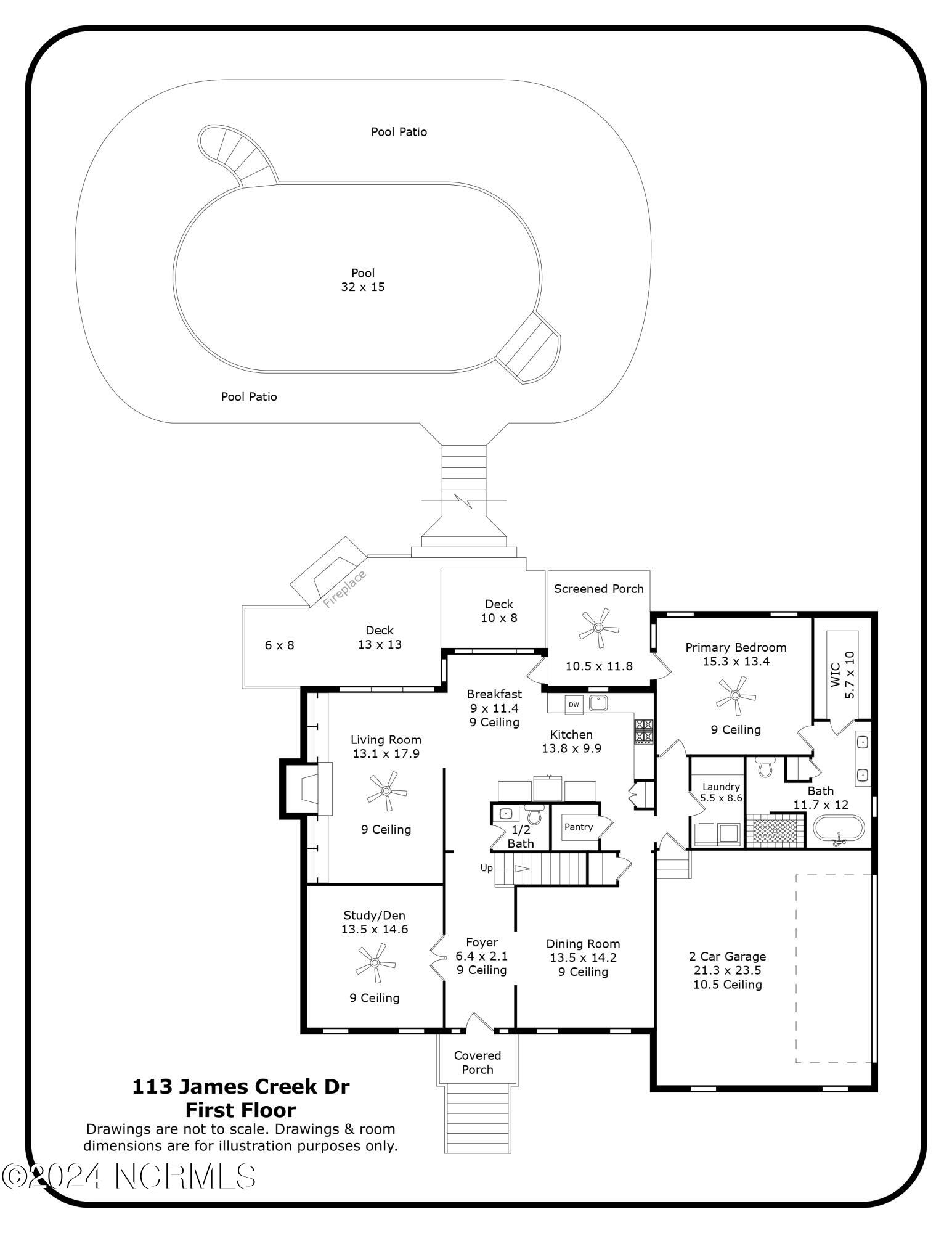 113 James Creek Road Southern Pines, NC 28387 - Photo 11 of 71 113 James Creek Dr_First Floor_page-0001