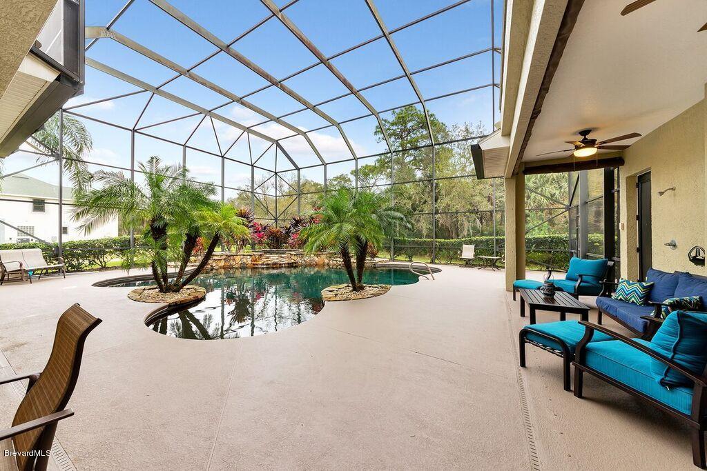 3955 Harlock Road Melbourne, FL 32934 - Photo 49 of 63 Pool/patio view