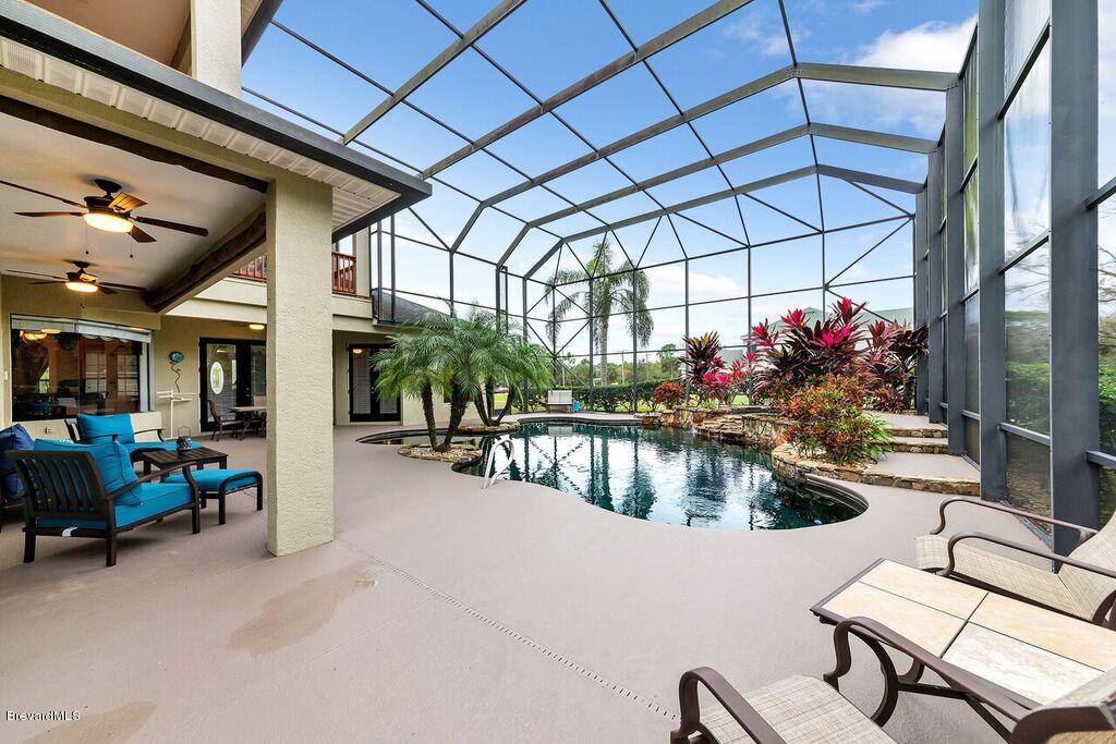 3955 Harlock Road Melbourne, FL 32934 - Photo 50 of 63 Pool view