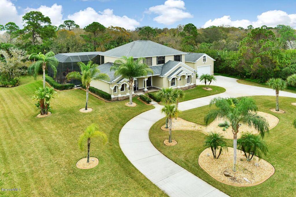 3955 Harlock Road Melbourne, FL 32934 - Photo 56 of 63 Aerial side view