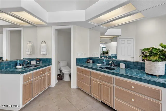 a front view of a house with patio