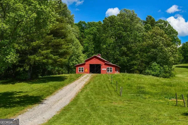 a view of a big yard