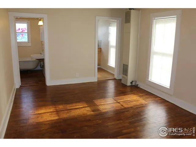 a view interior of the house and wooden floor