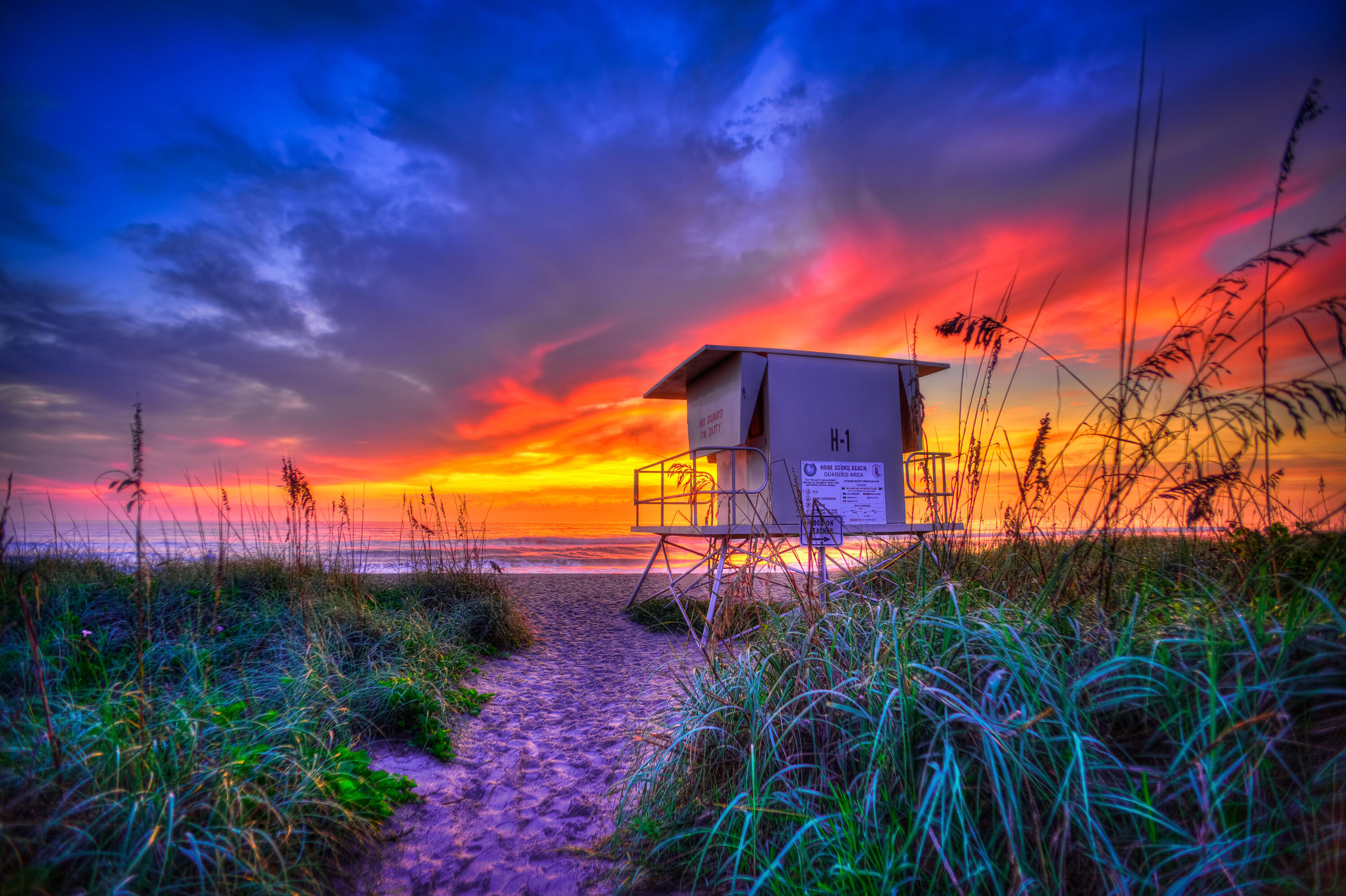 8574 Southeast Seagrape Way Hobe Sound, FL 33455 - Photo 33 of 38 A068-Sunrise-at-Hobe-Sound-Beach-in-Jupi