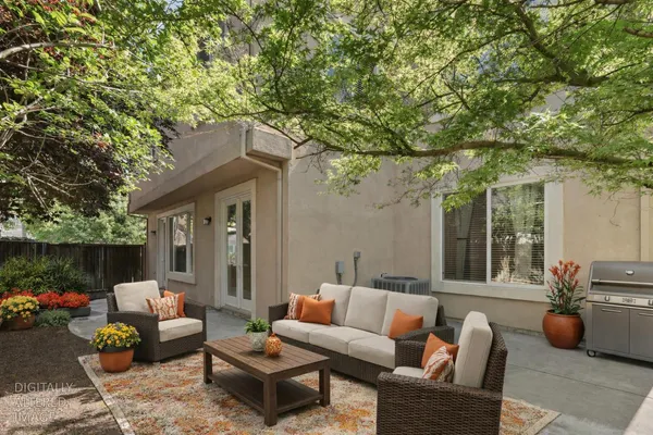 a view of a house with a outdoor space
