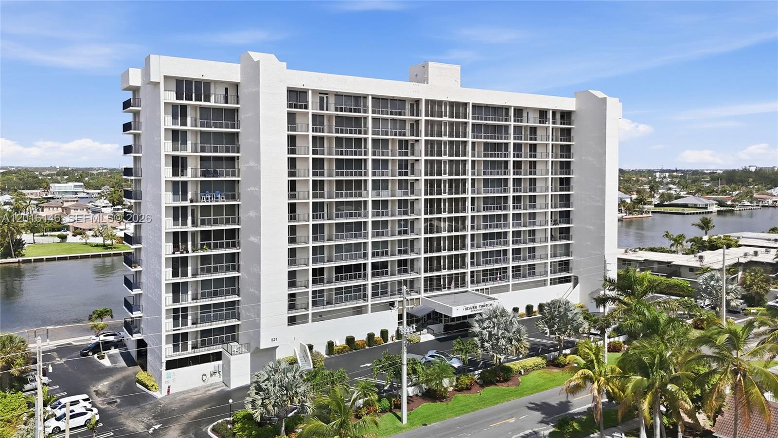 521 North Riverside Drive, Unit 606 Pompano Beach, FL 33062 - Photo 1 of 50 a front view of a building