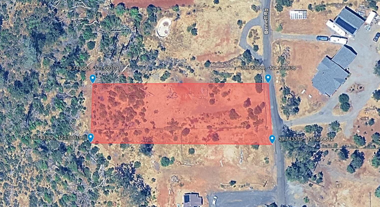 5291 Bennett Road Paradise, CA 95969 - Photo 11 of 15 an aerial view of houses with outdoor space