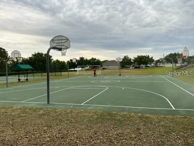 a view of a tennis court