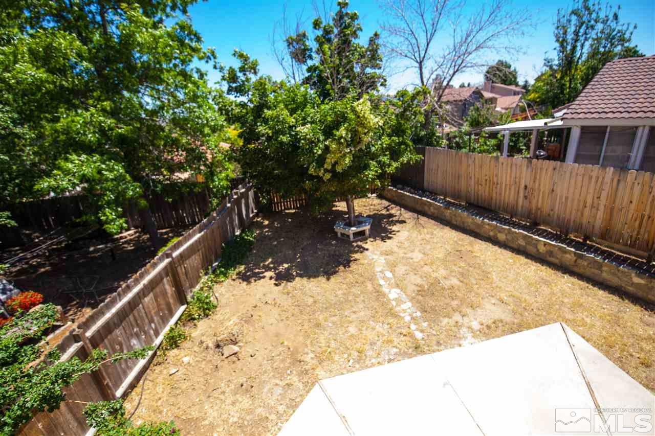 6945 Forsythia Way Reno, NV 89506 - Photo 17 of 17 a view of a backyard with wooden fence