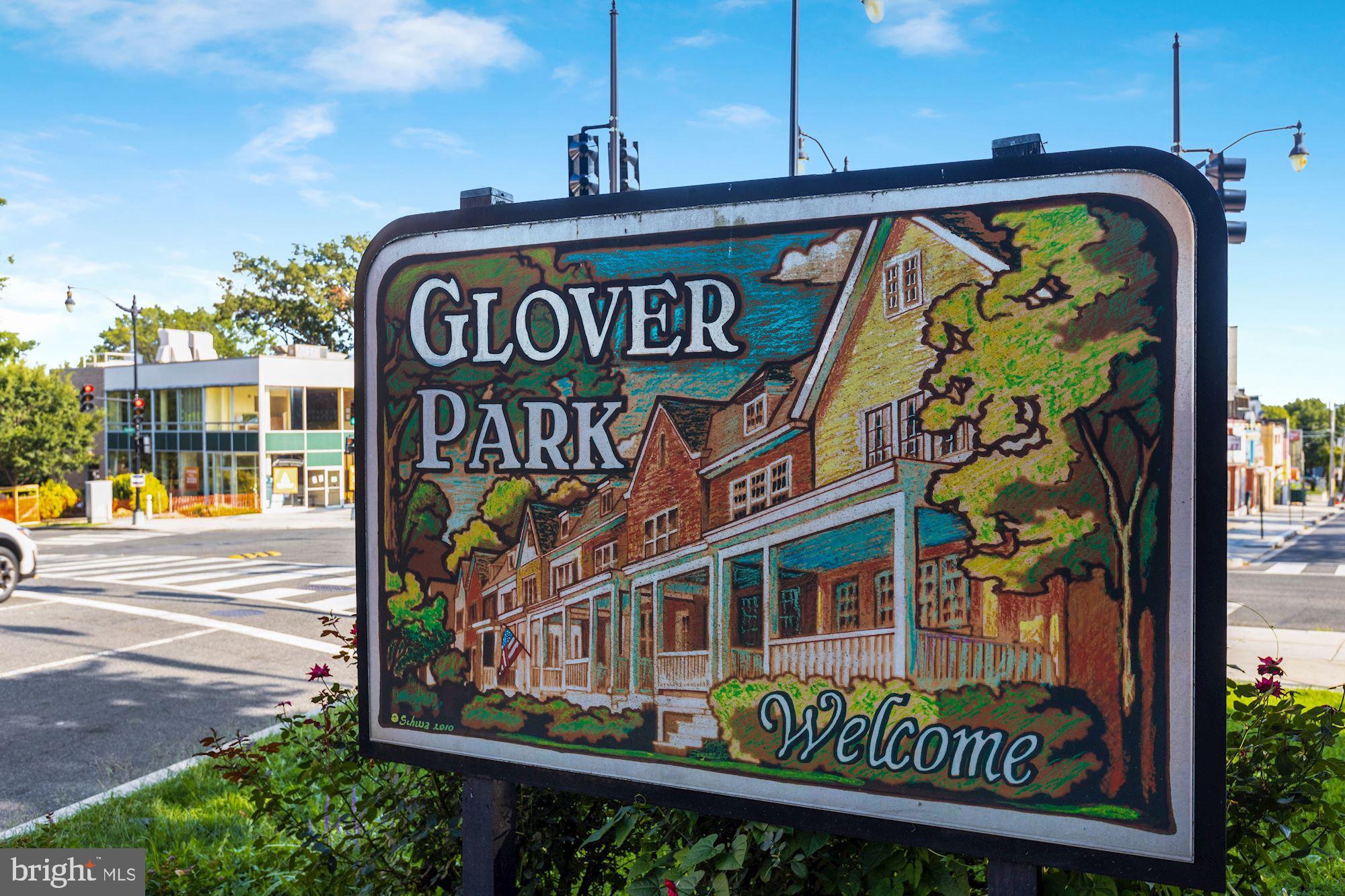 3901 Tunlaw Road Northwest, Unit 506 Washington, DC 20007 - Photo 18 of 21 a view of a street sign