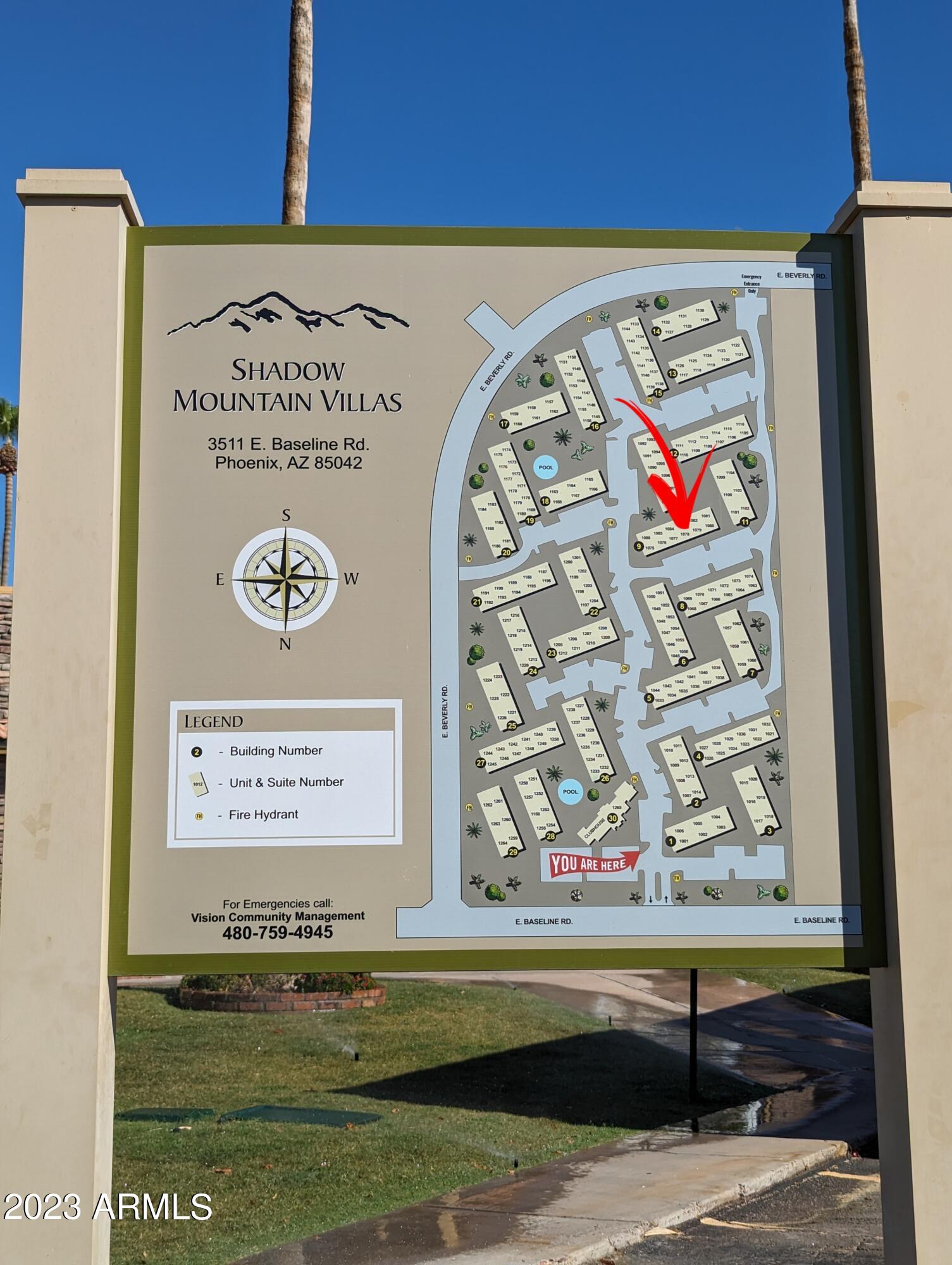 3511 East Baseline Road, Unit 1078 Phoenix, AZ 85042 - Photo 43 of 48 Community Map