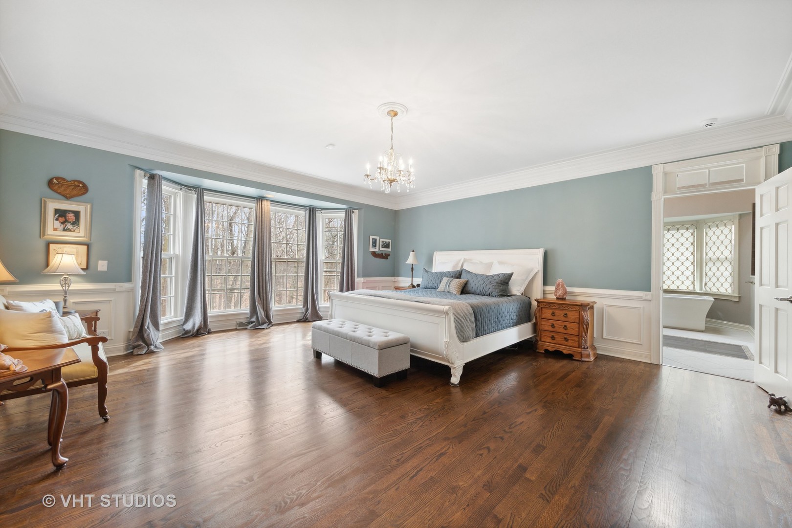 705 Fox Glen Drive St. Charles, IL 60174 - Photo 12 of 49 a bedroom with furniture and wooden floor