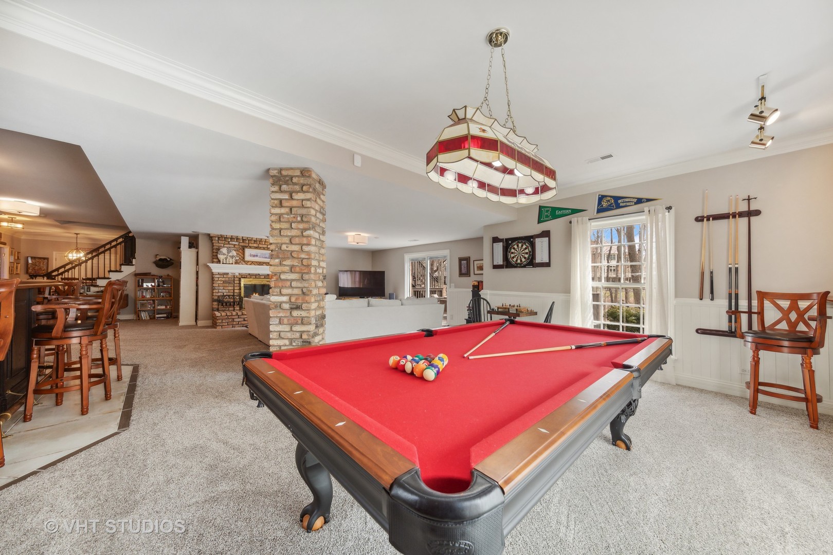 705 Fox Glen Drive St. Charles, IL 60174 - Photo 21 of 49 a room with pool table and window