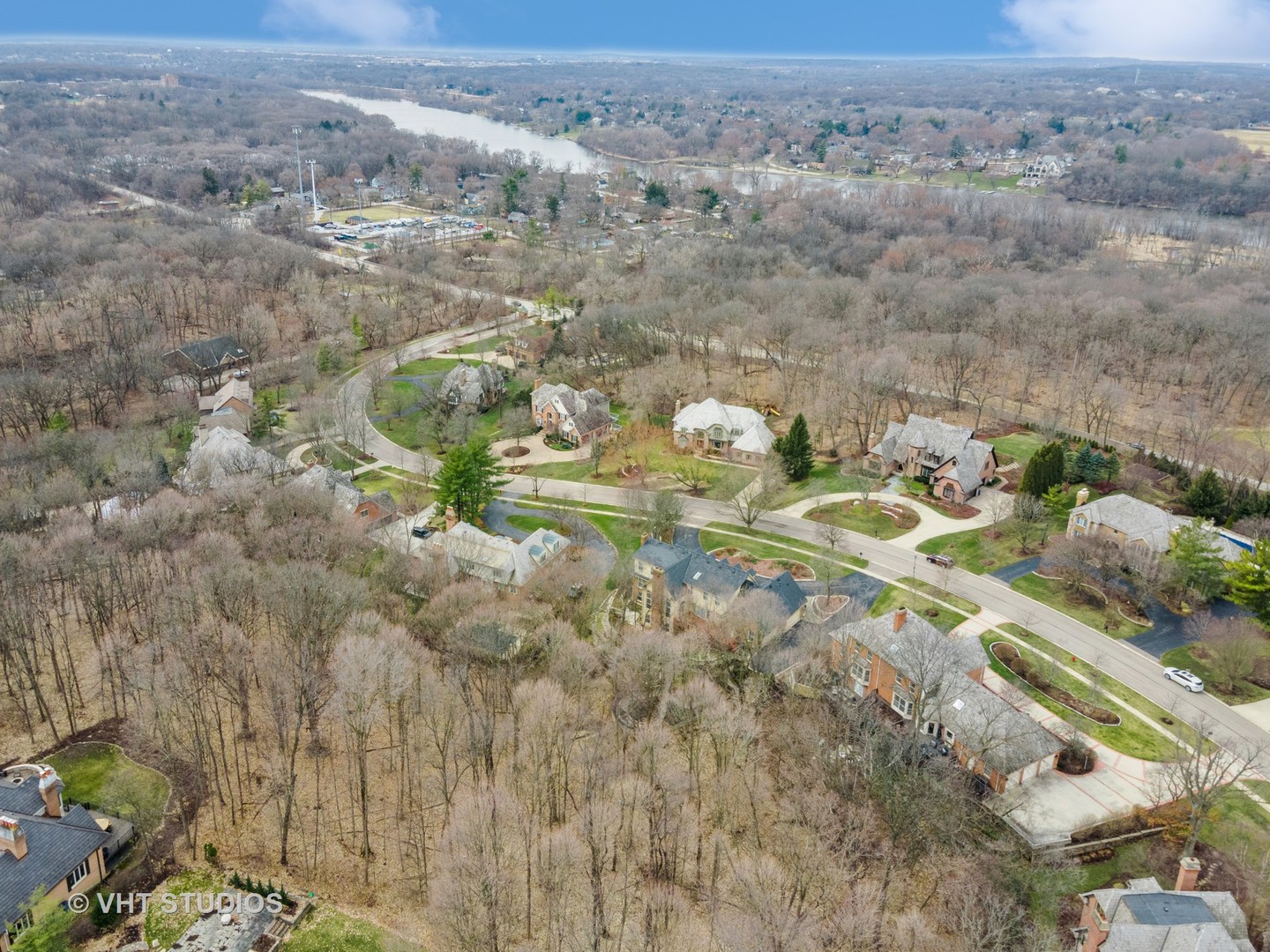 705 Fox Glen Drive St. Charles, IL 60174 - Photo 35 of 49 a aerial view of a house with a yard