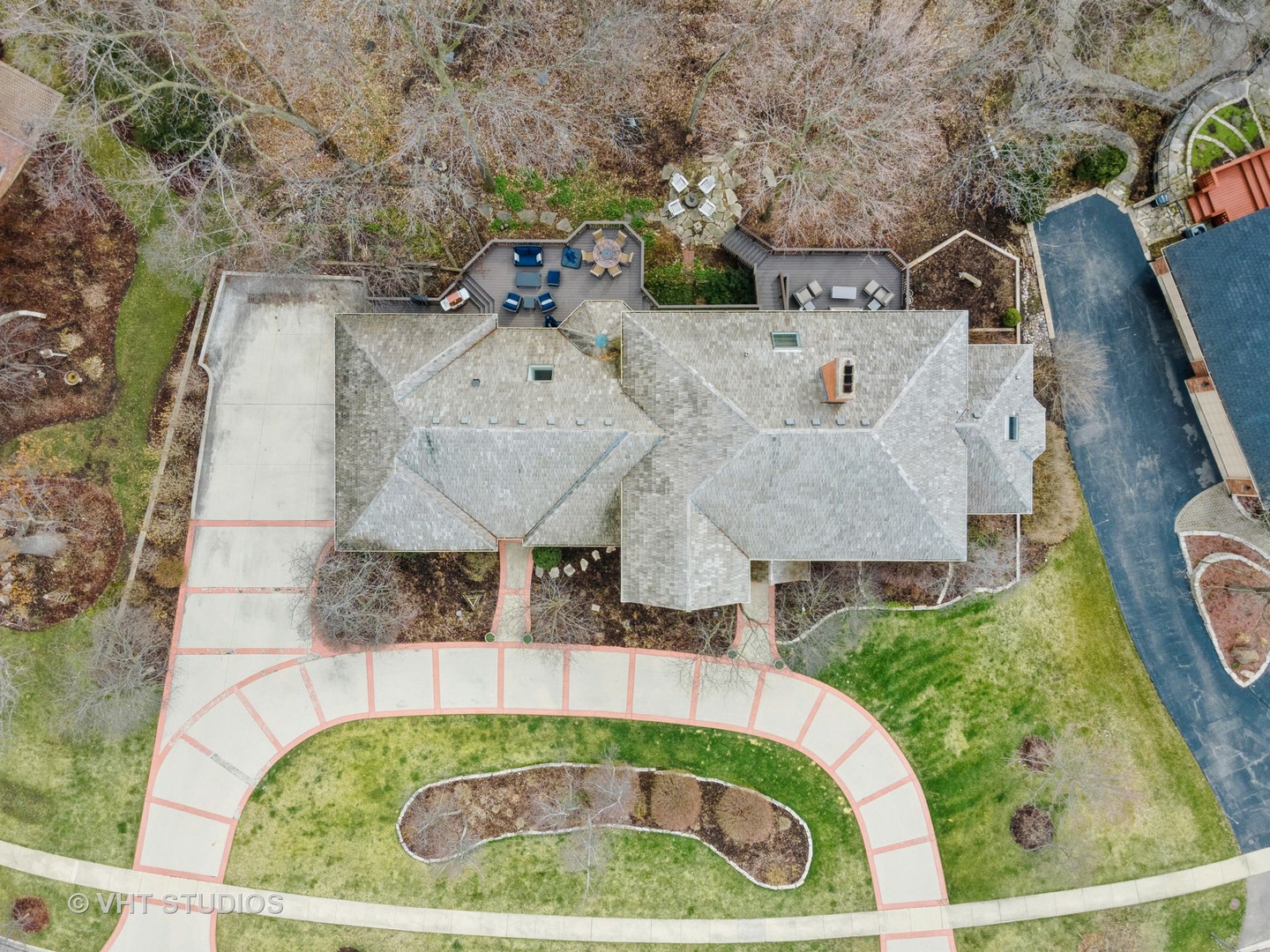 705 Fox Glen Drive St. Charles, IL 60174 - Photo 37 of 49 an aerial view of a house with swimming pool