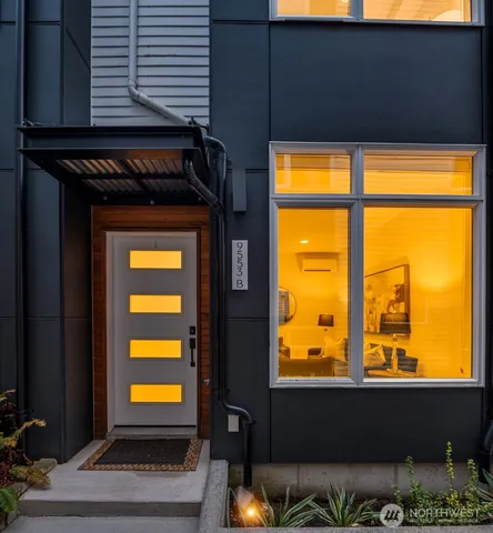 a view of front door