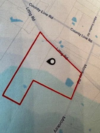 a view of an ocean and beach