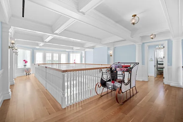 a view of a lake next to a lake