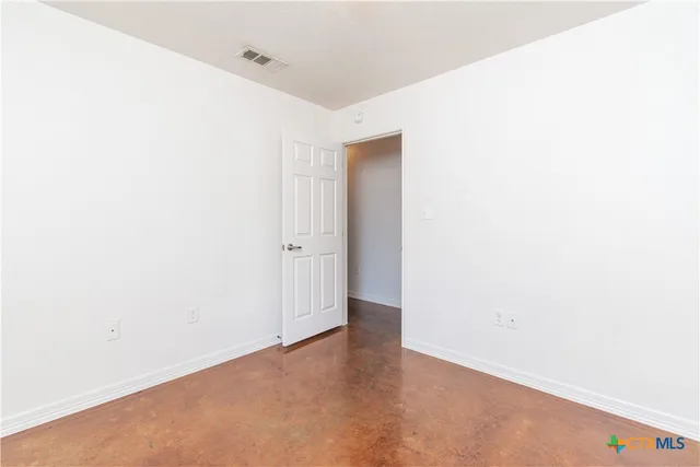 a view of empty room