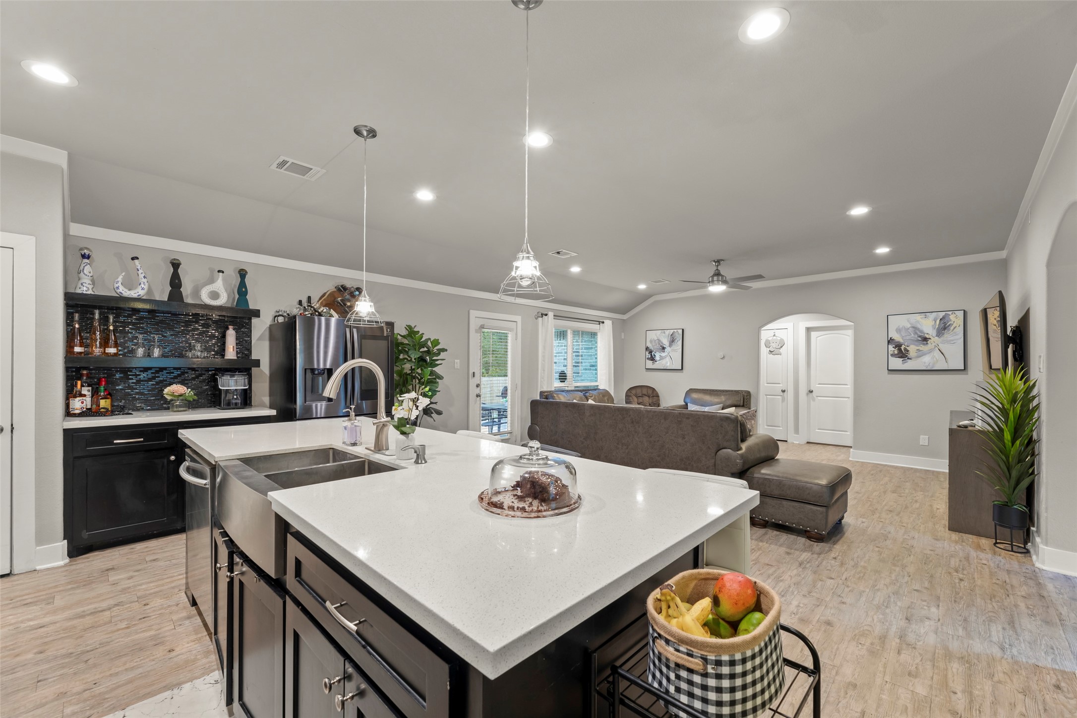 23918 Overcup Drive Spring, TX 77389 - Photo 14 of 37 a large kitchen with a table and chairs