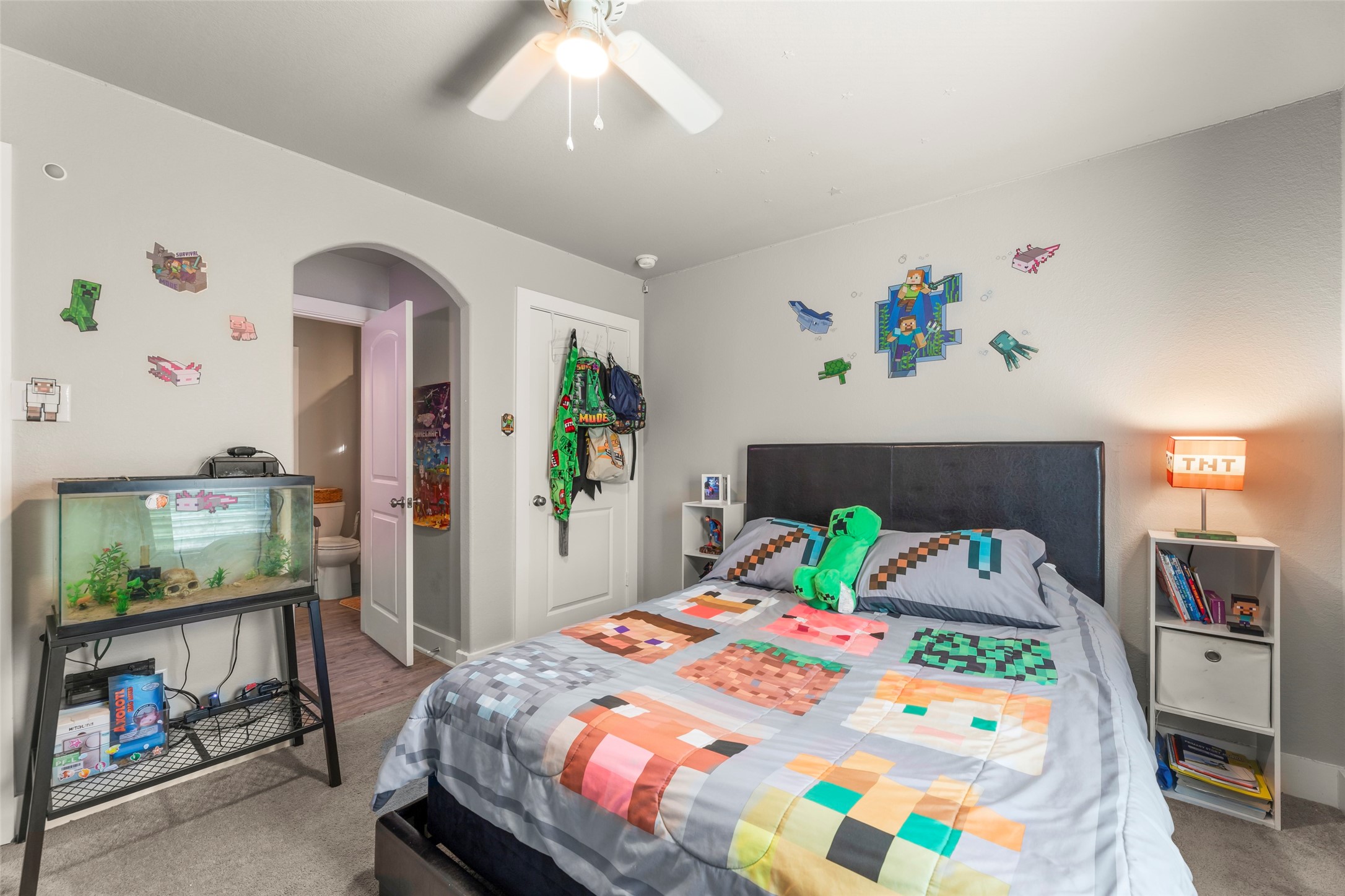 23918 Overcup Drive Spring, TX 77389 - Photo 16 of 37 a bedroom with a bed and a window